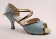 women's open-toe tango shoe and ballroom shoe