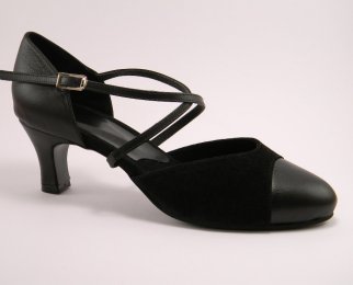 women's closed-toe tango shoe and ballroom shoe 2 inch heel