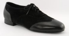 mens wingtip tango shoe and ballroom shoe black